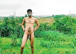 Teen Indian order of the day young man have a go distraction undressed all over forest cumshot